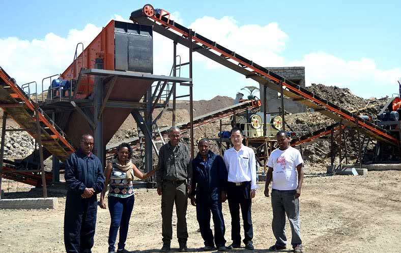 200t/h Stone Crusher Plant in Ethiopia