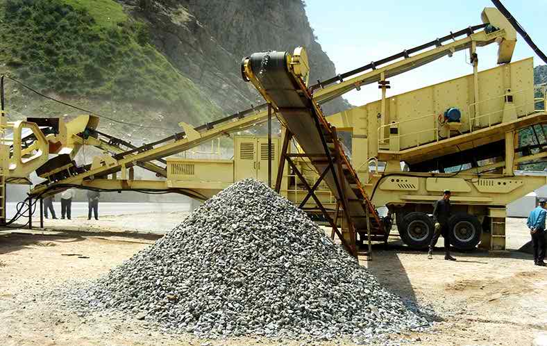 70-320t/h Limestone Mobile Crusher in Singapore